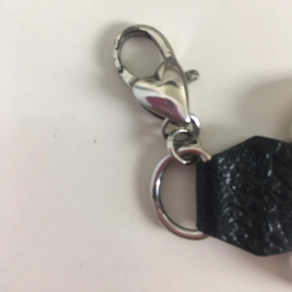 Brighton Hook Clip Black Leather Belt B31243 Med